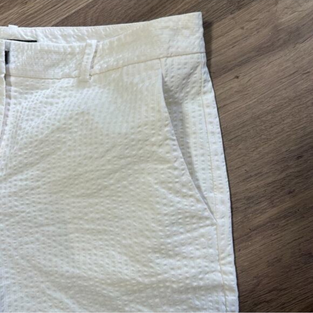 Theory Ediena Sea Island Shorts Sz 6 - Picture 4 of 11